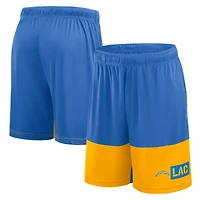 Short de sport bleu poudre avec logo pour homme des Chargers Los Angeles, le meilleur meilleurs