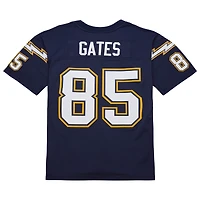 Maillot réplique bleu marine Antonio Gates de Mitchell & Ness pour homme des Los Angeles Chargers 2006 Legacy