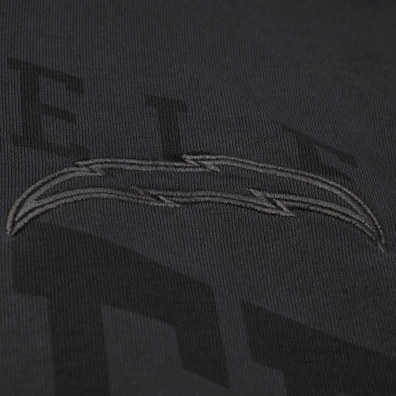 T-shirt noir Mitchell & Ness pour homme, collection Downtown, Los Angeles Chargers