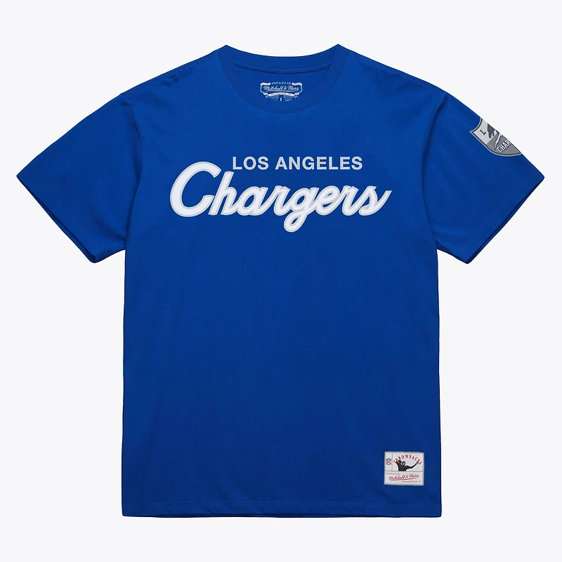 T-shirt classique Mitchell & Ness Royal Los Angeles Chargers pour homme