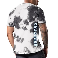 T-shirt tie-dye Freestyle Los Angeles Chargers MSX by Michael Strahan noir pour homme