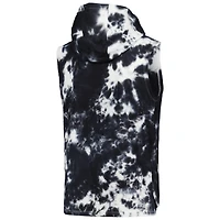 Men's MSX by Michael Strahan Black Los Angeles Chargers Resistance Sleeveless Pullover Hoodie