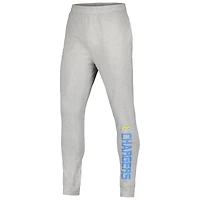 Pantalon de jogging lounge gris MSX by Michael Strahan pour hommes des Chargers Los Angeles