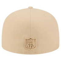 Casquette ajustée 59FIFTY A-Frame beige clair pour homme New Era Los Angeles Chargers Color Pack