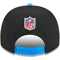 Men's New Era Black/Powder Blue Los Angeles Chargers 2025 NFL Draft 9FIFTY A-Frame Snapback Hat