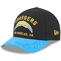 Men's New Era /Powder Blue Los Angeles Chargers 2025 NFL Draft 9FORTY A-Frame M-Crown Adjustable Hat
