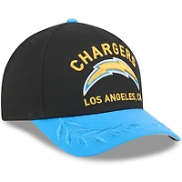 Men's New Era /Powder Blue Los Angeles Chargers 2025 NFL Draft 9FORTY A-Frame M-Crown Adjustable Hat