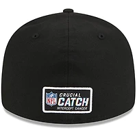 Men's New Era  Black Los Angeles Chargers 2023 NFL Crucial Catch Low Profile 59FIFTY Fitted Hat