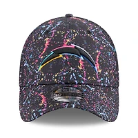 Casquette New Era noire 39THIRTY Flex des Los Angeles Chargers 2025 NFL Crucial Catch pour homme