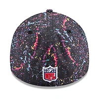 Casquette New Era noire 39THIRTY Flex des Los Angeles Chargers 2025 NFL Crucial Catch pour homme