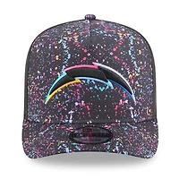 Casquette snapback 9FIFTY noire New Era Los Angeles Chargers 2025 NFL Crucial Catch pour homme