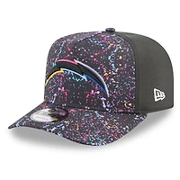 Casquette snapback 9FIFTY noire New Era Los Angeles Chargers 2025 NFL Crucial Catch pour homme