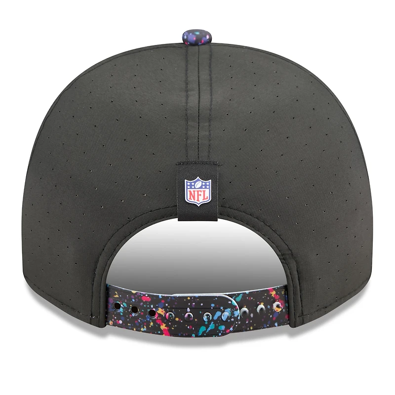 Casquette snapback 9FIFTY noire New Era Los Angeles Chargers 2025 NFL Crucial Catch pour homme