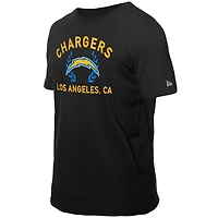 T-shirt New Era noir pour homme des Chargers de Los Angeles, repêchage NFL 2025