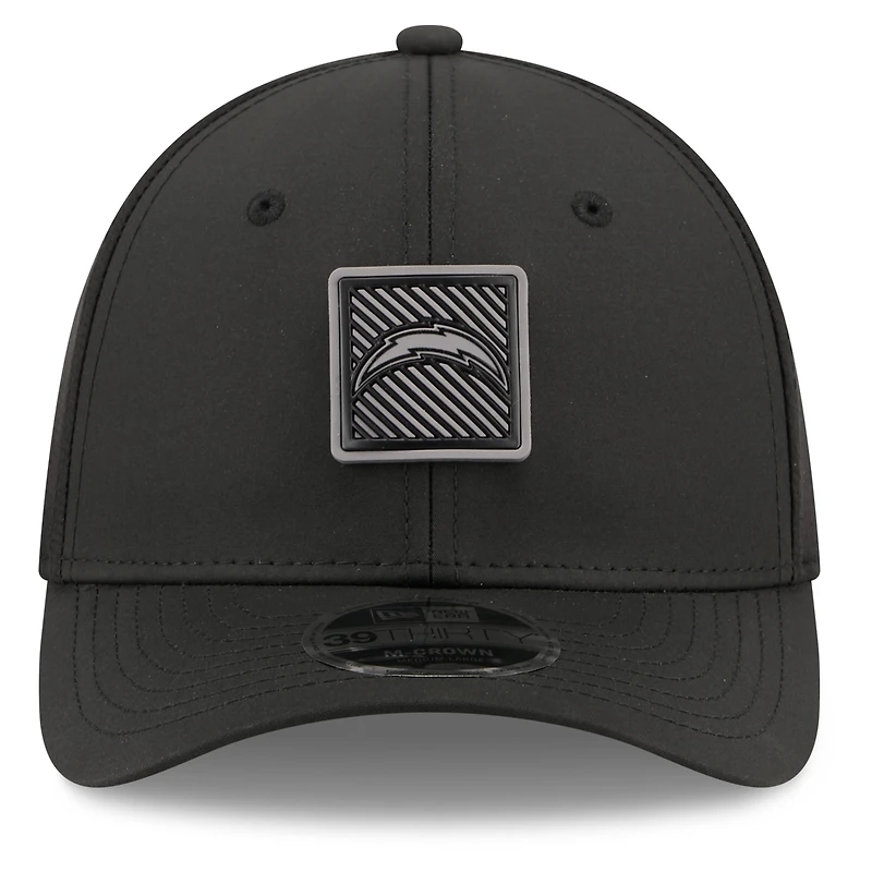 Men's New Era Black Los Angeles Chargers 2026 NFL Training Camp 39THIRTY Flex Hat