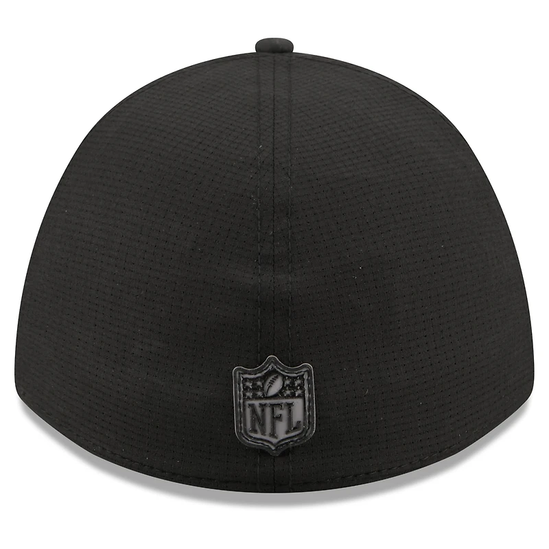 Men's New Era Black Los Angeles Chargers 2026 NFL Training Camp 39THIRTY Flex Hat
