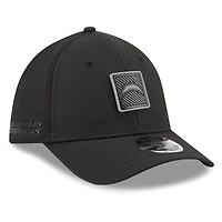 Casquette New Era noire pour homme Los Angeles Chargers, camp d'entraînement NFL 2026, modèle 39THIRTY Flex