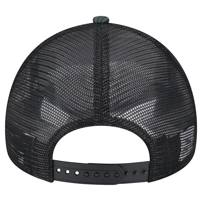 Casquette ajustable Agave Trucker 9FORTY des Chargers de Los Angeles New Era noire pour hommes