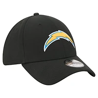 Casquette New Era noire pour homme Los Angeles Chargers Core Team 39THIRTY Flex