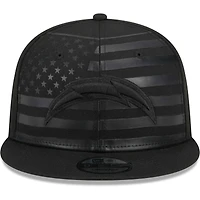 Men's New Era Black Los Angeles Chargers Independent 9FIFTY Snapback Hat