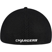 Casquette New Era noire Los Angeles Chargers Main Neo 39THIRTY Flex pour homme