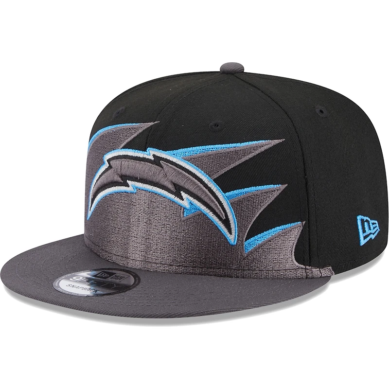 Casquette Snapback Tidal 9FIFTY Los Angeles Chargers New Era noire pour homme