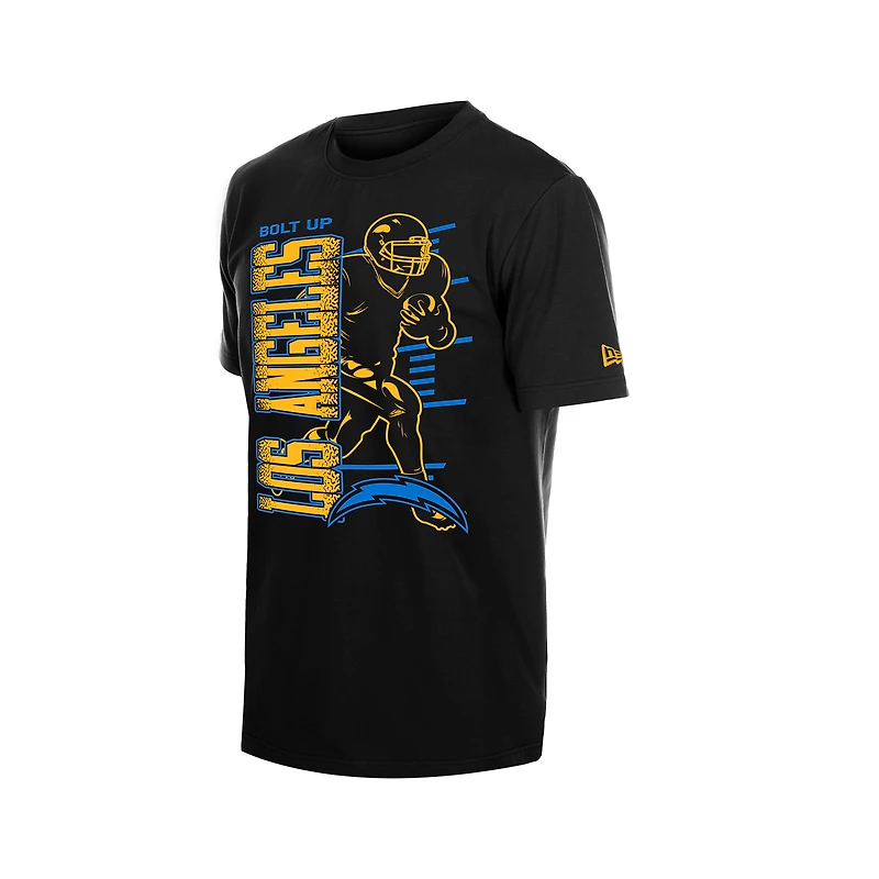 Men's New Era Black Los Angeles Chargers Training Camp T-Shirt