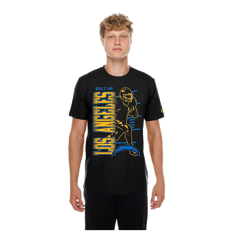 Men's New Era Black Los Angeles Chargers Training Camp T-Shirt