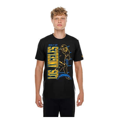 Men's New Era Black Los Angeles Chargers Training Camp T-Shirt