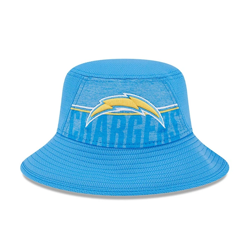 Casquette New Era Los Angeles Chargers 2023 NFL Training Camp Stretch pour homme, bleu