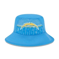 Casquette New Era Los Angeles Chargers 2023 NFL Training Camp Stretch pour homme, bleu
