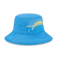 Casquette New Era Los Angeles Chargers 2023 NFL Training Camp Stretch pour homme, bleu