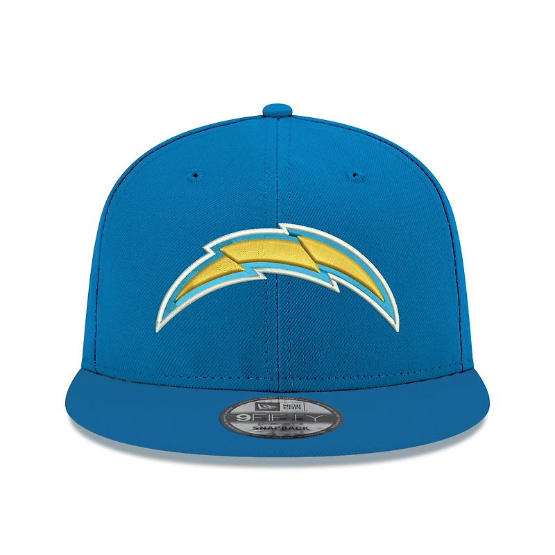 Men's New Era Blue Los Angeles Chargers Basic 9FIFTY Adjustable Snapback Hat