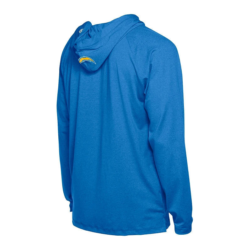 Men's New Era  Blue Los Angeles Chargers Functional Fandom Hoodie