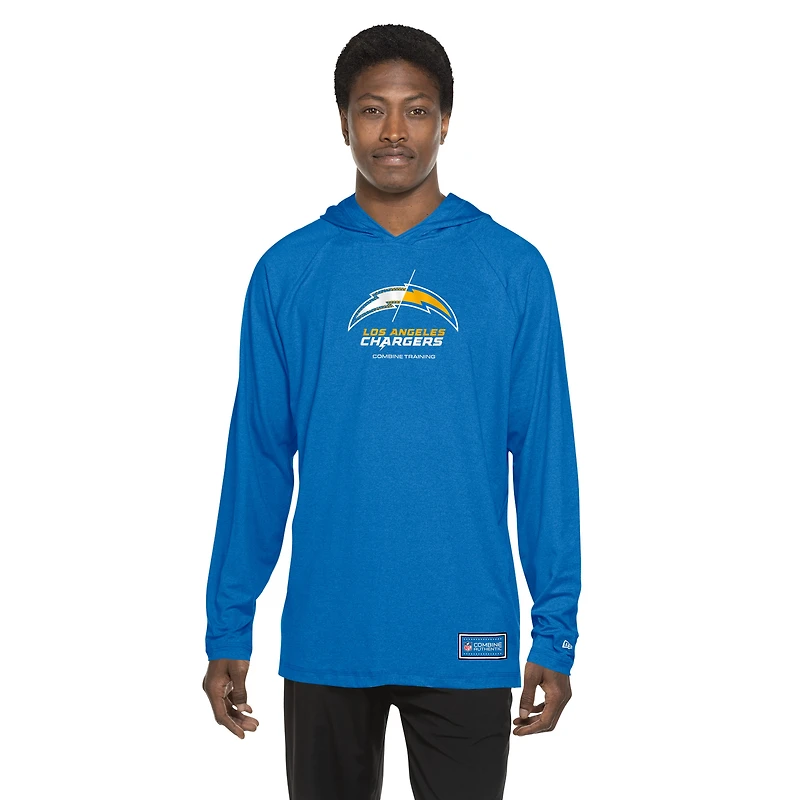 Men's New Era  Blue Los Angeles Chargers Functional Fandom Hoodie