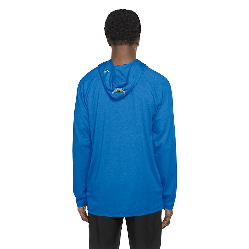 Men's New Era  Blue Los Angeles Chargers Functional Fandom Hoodie