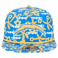 Casquette de golf à visière rabattable Wakey Wakey Los Angeles Chargers New Era bleue pour homme