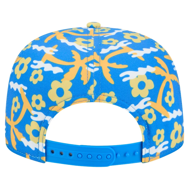 Casquette de golf à visière rabattable Wakey Wakey Los Angeles Chargers New Era bleue pour homme