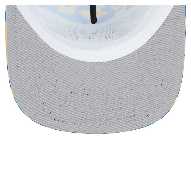 Casquette de golf à visière rabattable Wakey Wakey Los Angeles Chargers New Era bleue pour homme