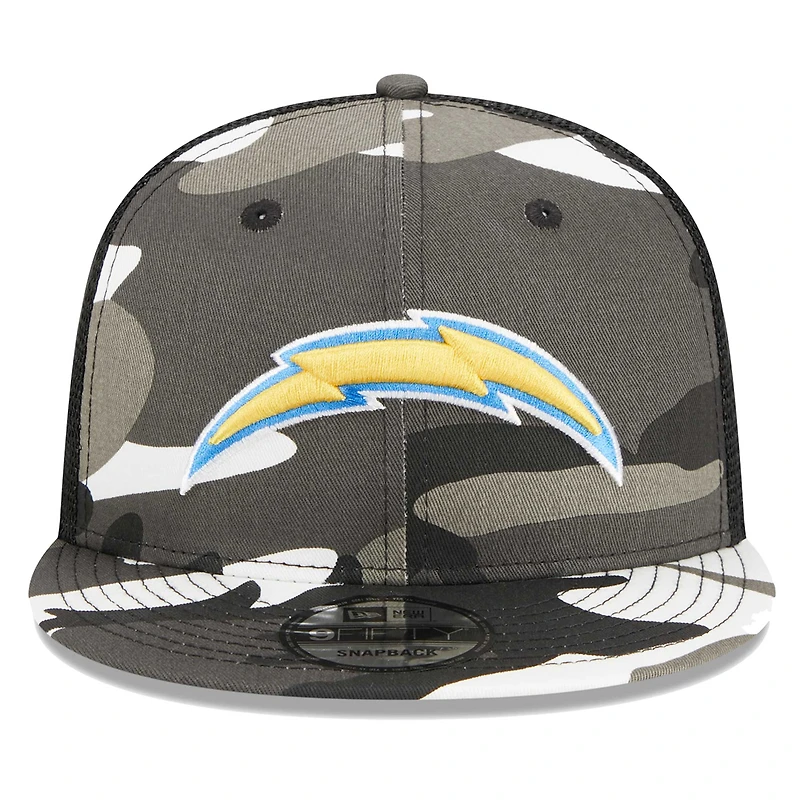 Casquette Snapback Los Angeles Chargers Dark Trucker 9FIFTY New Era pour homme