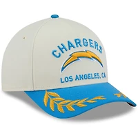 Men's New Era /Powder Blue Los Angeles Chargers 2025 NFL Draft 9FORTY A-Frame M-Crown Adjustable Hat