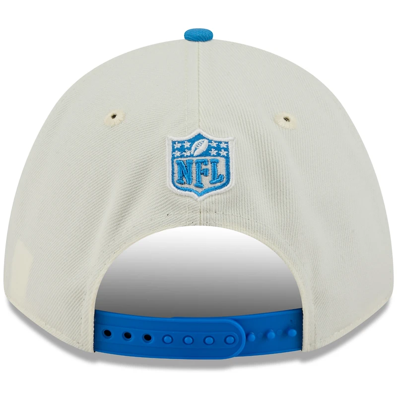 Men's New Era /Powder Blue Los Angeles Chargers 2025 NFL Draft 9FORTY A-Frame M-Crown Adjustable Hat