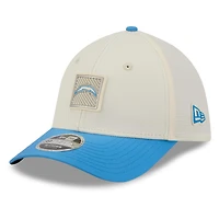 Men's New Era  Cream/Powder Blue Los Angeles Chargers 2026 NFL Training Camp 39THIRTY Flex Hat