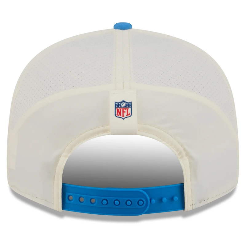 Men's New Era Cream/Powder Blue Los Angeles Chargers 2026 NFL Training Camp 9FIFTY Snapback Hat
