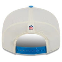 Men's New Era  Cream/Powder Blue Los Angeles Chargers 2026 NFL Training Camp 9FIFTY Snapback Hat