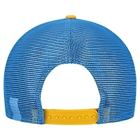 Men's New Era  Cream/Powder Blue Los Angeles Chargers Banner A-Frame 9FIFTY Snapback Hat