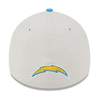 Men's New Era  Cream Los Angeles Chargers 2023 NFL Draft 39THIRTY Flex Hat