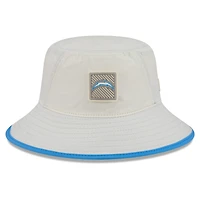 Men's New Era  Cream Los Angeles Chargers 2026 NFL Training Camp Sport Bucket Hat