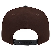 Casquette snapback New Era 9FIFTY marron foncé Los Angeles Chargers, motif camouflage Burnt Wood, pour homme