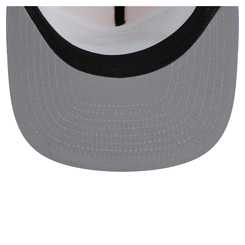 Casquette de golf à visière arrière New Era Los Angeles Chargers dorée/bleue pour homme